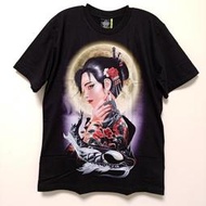 【Mr.17】夜光 日本藝妓美人 鯉魚 美女 刺青紋身 泰國進口短袖無接縫滾筒T恤 T-SHIRT(GW400)