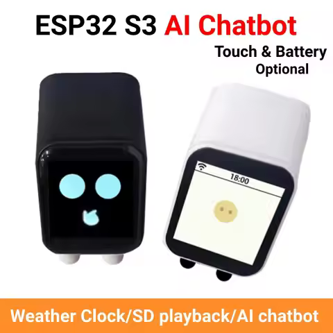 ESP32 S3 MUMA AI Chat Robot LCD Display Xiao Zhi AI Chatbot WIFI&BT5 Type-C Port Wifi Weather Clock 