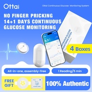 Ottai  4 Full Sets CGM Health Accessories Diabetes Glucose Sensor No Finger Pricking