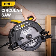 DELI Corded Circular Saw with Anti Self-Locking Switch (1300W / 2200W / 185mm / 235mm / M8) DL-YJ185