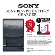 sony original battery/charger FW50 battery/sony bc-vw1 charger (1 years warranty) a6000/a6300/a6400/