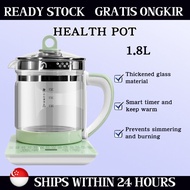 [SG] 🔥  Multifunctional Health pot Kettle Electric Kettle 28 Menu 1.8L glass teapot Electric kettleH