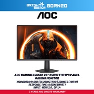 AOC GAMING 24G50Z 24" 240HZ FHD IPS Panel Gaming Monitor