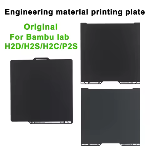 Original Bambu lab P2S/H2D/H2S/H2C Engineering material printing plate P2S build Plate P1P build pla
