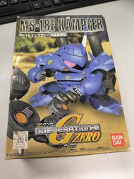 Bandai SD Gundam高達模型 G ZERO MS-18E KAMPFER 1999年版 紅標 不是MG PG EG RG MSV HG