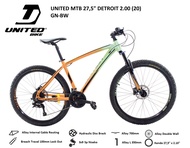 SEPEDA GUNUNG MTB 27.5 INCH UNITED DETROIT 2.1 / DETROIT 2.0 / DETROIT 4.2 / DETROIT 4.1 ALLOY HYDRA