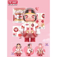 POPMART POPMART MEGA Collection Series SPACE MOLLY Heartbeat 400% 1,000% Figure