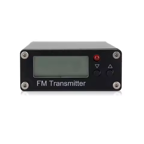 FM Transmitter 0.5W Digital Display Stereo FM Radio Broadcaster 76-108MHz Frequency 2000m Range Comp