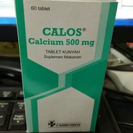 Terlaris Calos Calsium 500Mg Tablet Kunyah Ready