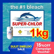 1kg CHLORINE GRANULES For Whitening Sanitizer Disinfectant Bleach Swimming Pool Water Tank Hair Deep Well Antiseptic Zonrox Clorox Soap Skin Tablet Clothes Cleaning Clorine Calcium Hypochlorite Hypoclorite Hypochloride Liquid Drum Bag 1kg 40kg