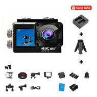 กล้องโกโปร กล้องติดหมวก กล้องกันน้ำ 4K Ultra HD DV กันน้ำได้ลึกถึง 30 เมตร 4K WiFi Sport Action Came
