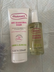 Maternea 霜+油 妊娠霜 孕膚油霜