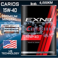 EXN CARIOS SAE 15W40 15W50 PREMIUM MINERAL ENGINE OIL 4 LITRES