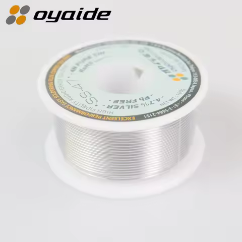 1roll 100g Hi-End Oyaide 4.7%Ag Silver Solder SS-47 1.0MM Japan Orginal Solder Wire Soldering Weldin