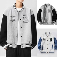 HUILISHI Men's High Quality Long Sleeve Baseball Jacket