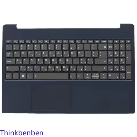 HB Hebrew IL Israel Blue Keyboard Upper Case Palmrest Shell Cover For Lenovo Ideapad S340 15 15IWL 1