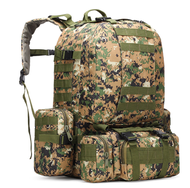 กระเป๋าปีนเขากลางแจ้ง 70L Outdoor Tactical Backpack กระเป๋าตาข่ายลายพราง กระเป๋าเป้ล่าสัตว์ทางยุทธวิ