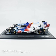 Mini Cut 1: 18 BMW BMW M HYBRID V8 LMDH Racing Alloy Car Model