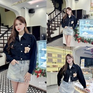 ELWYN women's cropped jeanJacket, women's short washed denim jacket, youthful, dynamic style, many c