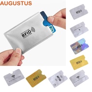 AUGUSTUS 10pcs NFC Blocking Case, NFC Blocking Anti Theft Anti RFID Card Holder, Resuable Gold Lightweight Reader Lock ID Card Box Travel