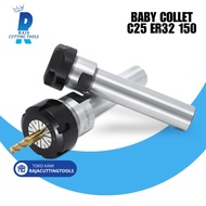 Baby Collet Type C25 ER32 150L Milling - Sleeve Holder Milling Size 25mm Nut Collet ER32