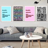 PS Frame Posters Prints Literal Meaning Feminist Gift Canvas Painting Wall Art Pictures Living Room 