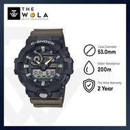 (2 Years Warranty) Casio G-Shock Men Analog-Digital Watch GA-710TU-1A3 Green Resin Strap