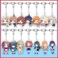 ST1 Aikatsu on Parade Temari Tsukimura Acrylic Keychain Pendant Backpack Accessories Anime Periphery