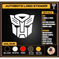 AUTOBOTS TRANSFOMER STICKER. OPTIMUS PRIME STICKER. BUMBLEBEE LOGO.CAR STICKER. DECAL STICKER. STICK