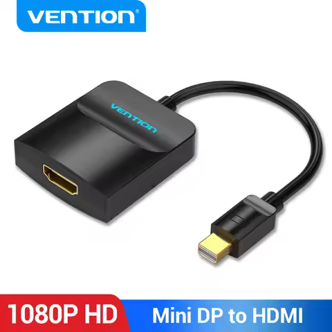 Vention Mini DisplayPort to HDMI Cable Adapter Thunderbolt 2 Male to HDMI Female Converter for MacBo