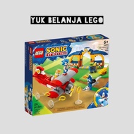 LEGO Sonic the Hedgehog 76991 Tails NGY Workshop and Tornado Plane (376 Pieces)