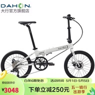 QM🍄Big Line（DAHON） d8Folding Bike Disc Brake Version Adult20Inch8Speed Unisex Aluminum Alloy BicycleD8 L76F