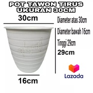 Azkayra26 Pot Pirus Jumbo Ukuran 30cm [isi 6pcs] Lusinan Vas Bunga Plastik Murah Dekorasi Taman COD bayar di tempat