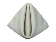 Serbet makan/napkin damask/full cotton cream polos 50x50