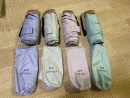 UV UPF 50+ mini umbrella 180g ultra light apple 迷你雨傘 輕便 超輕 廢包傘 