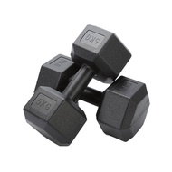Hexagon Dumbbell Set 5 10 15 20 kg (2 x 2.5kg / 5kg / 7.5kg / 10kg ) Weight Training Workout Exercis