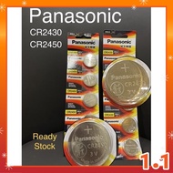 Panasonic Lithium Battery 3V CR2430 CR2450 Button Cell Coin Batteries