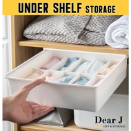 Under Shelf Storage Drawer 0 slot or 10 slot undergarment storage [Dear J]