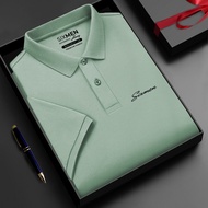 Áo polo nam cao cấp có cổ SIXMEN - Tặng Kèm Hộp Quà Xịn - Polo BASIC logo SIXMEN vải cá sấu cotton t