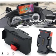 R1200RT R1250RT Motorcycle GPS Phone Holder USB & Wireless Charging Navigation Bracket Base Lossless