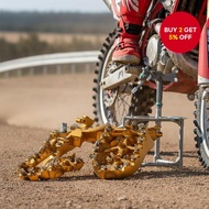 Stylish CNC aluminum toothed footpegs for CRF250/300L/M/Rally, CRF250R/RX, CRF450RL, CR125/250 motor