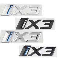 NEW iX3 Car Rear Trunk Letters Logo Badge Emblem Decals Sticker For BMW IX3 G08 Boot Words Replaceme