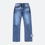 Regular Fit Standard Jeans in BLADE Length Retro Whisker Fading DenimOriginal