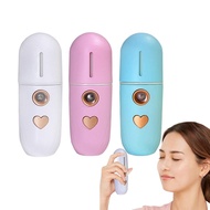 Heart Mini USB Rechargeable Nano Facial Hydrator Mist Sprayer Beauty Instruments Home Use Humidifier Face Steamer Skin Care New