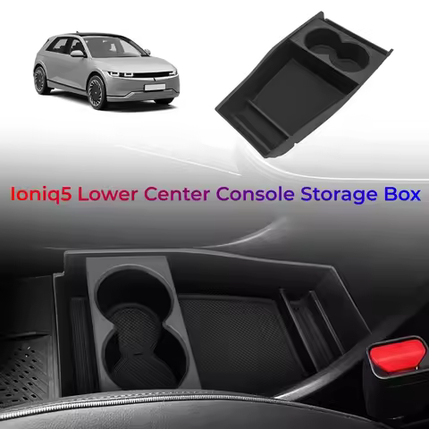 For Ioniq5 Lower Center Console Organizer Tray Storage Box Interior Accessories Hyundai Ioniq 5 2021