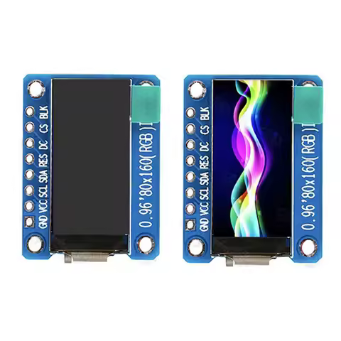 HD 65K 0.96 Inch TFT Display IPS LCD Screen Drive IC ST7735S 3.3V 160x80 SPI Interface Full Color LC