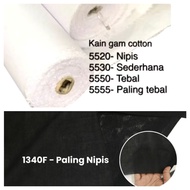 Kain GAM Cotton Interfacing INTERLINING Cotton Stabilizer Lining to Iron 1340F 5520 5530 5550 5555