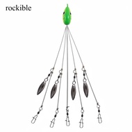 rockible Alabama Rig 18 G Umbrella Rig Freshwater and Saltwater for Bass Fishermen,