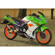 Kawasaki serpico SST transparent uv maxdecall striping sticker (can request) sticker motor