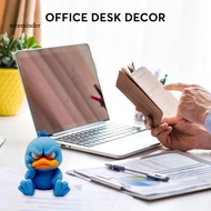 Frowning Duck Figurine Blue Duck Figurine Adorable 3d Printed Angry Duck Figurine for Home Decor Cut